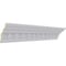 Ekena Millwork 3 1/2"H x 3 1/4"P x 4 3/4"F x 94 1/2"L, (1 1/2" Repeat), Egg and Dart Crown Moulding MLD03X03X04EG - alternate 4
